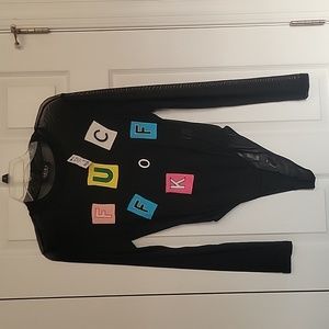 Akira F* Off Sheer Longsleeve Bodysuit